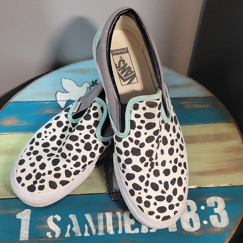 Vans Women's Polka Dot Slip-On Sneakers